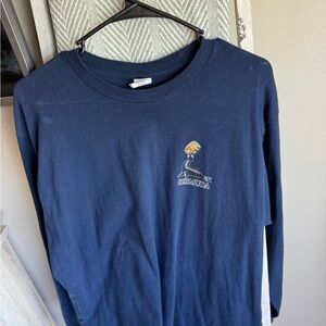 Drink Bermuda rum navy Long Sleeve Shirt with Seal Graphic